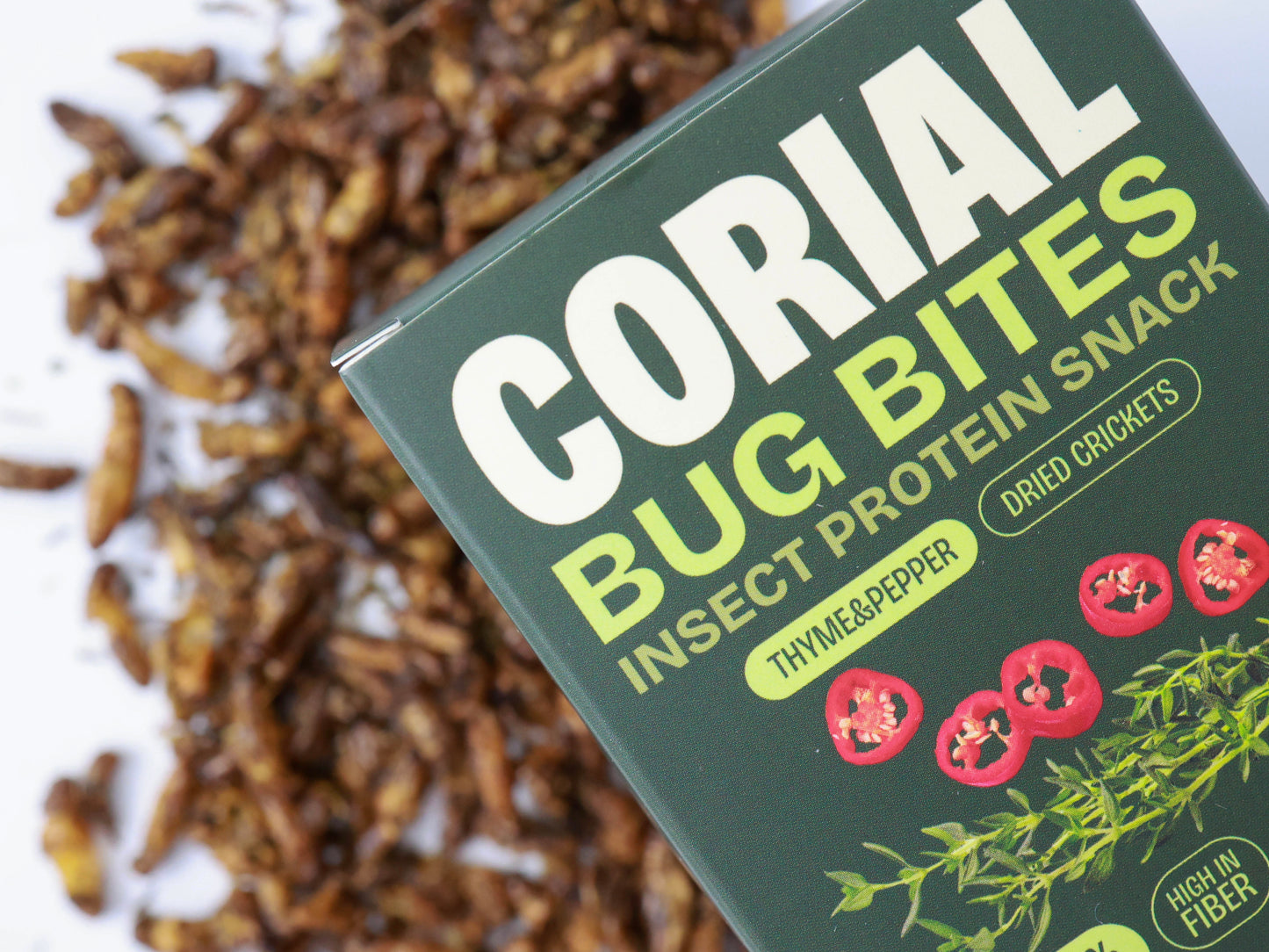 Crickets with Thyme & Pepper