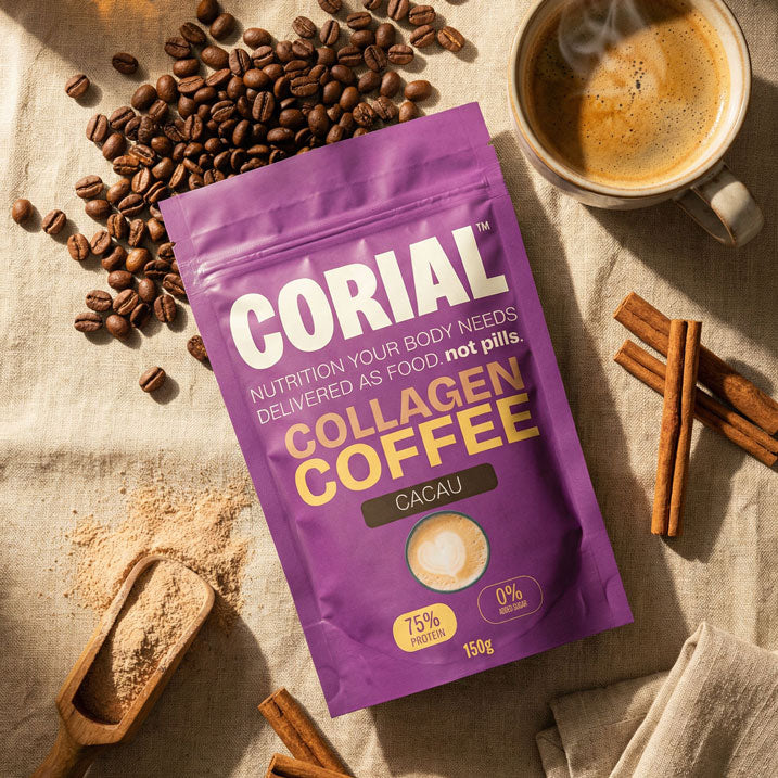 Collagen Coffee Cacau CORIAL — colagénio hidrolisado com café e cacau