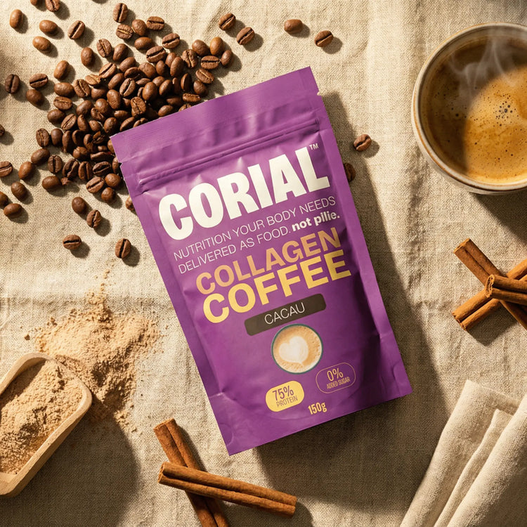 Collagen Coffee Cacau CORIAL — colagénio hidrolisado com café e cacau