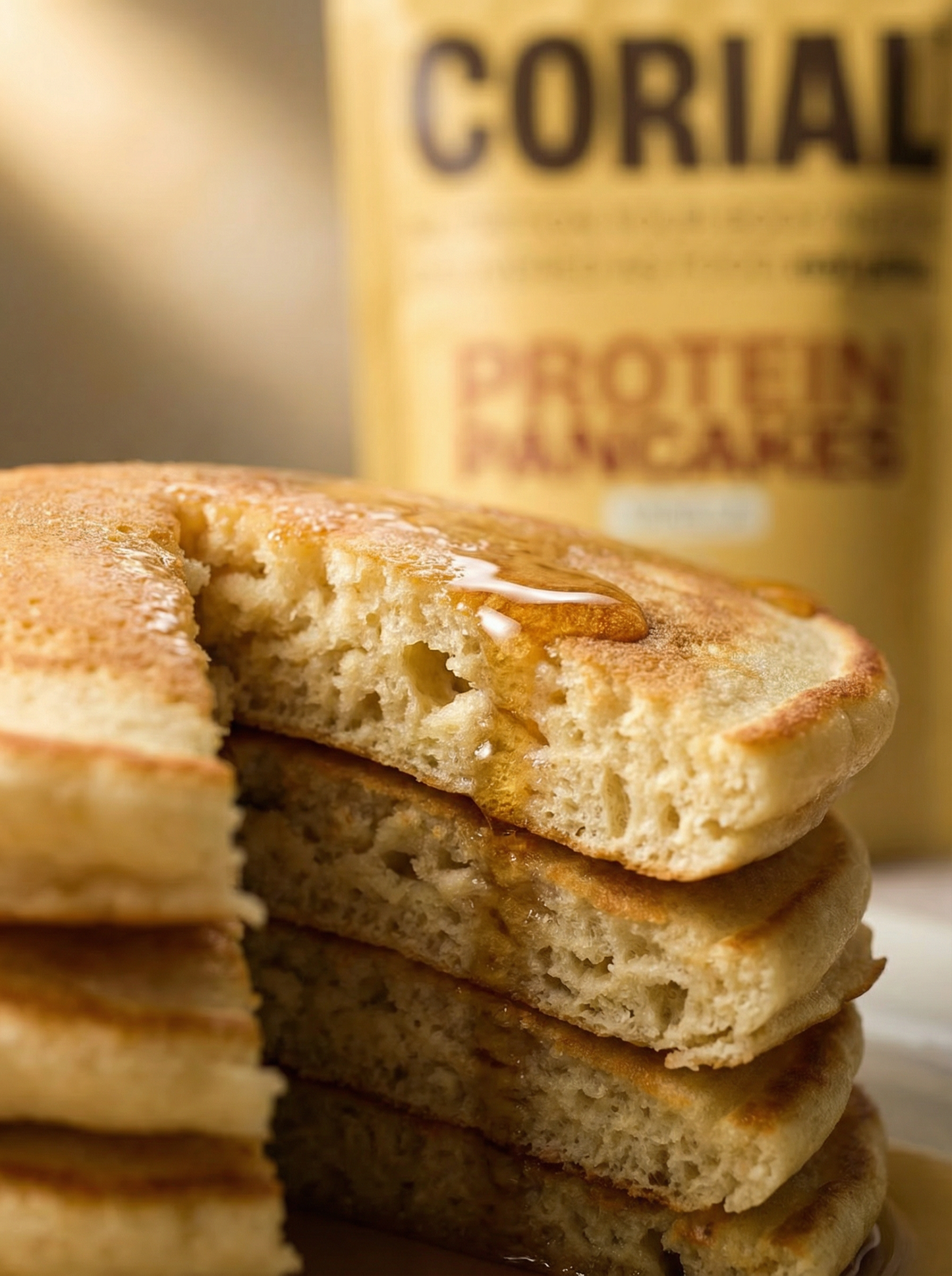 Panquecas Proteicas CORIAL — preparado sem açúcar adicionado 300g