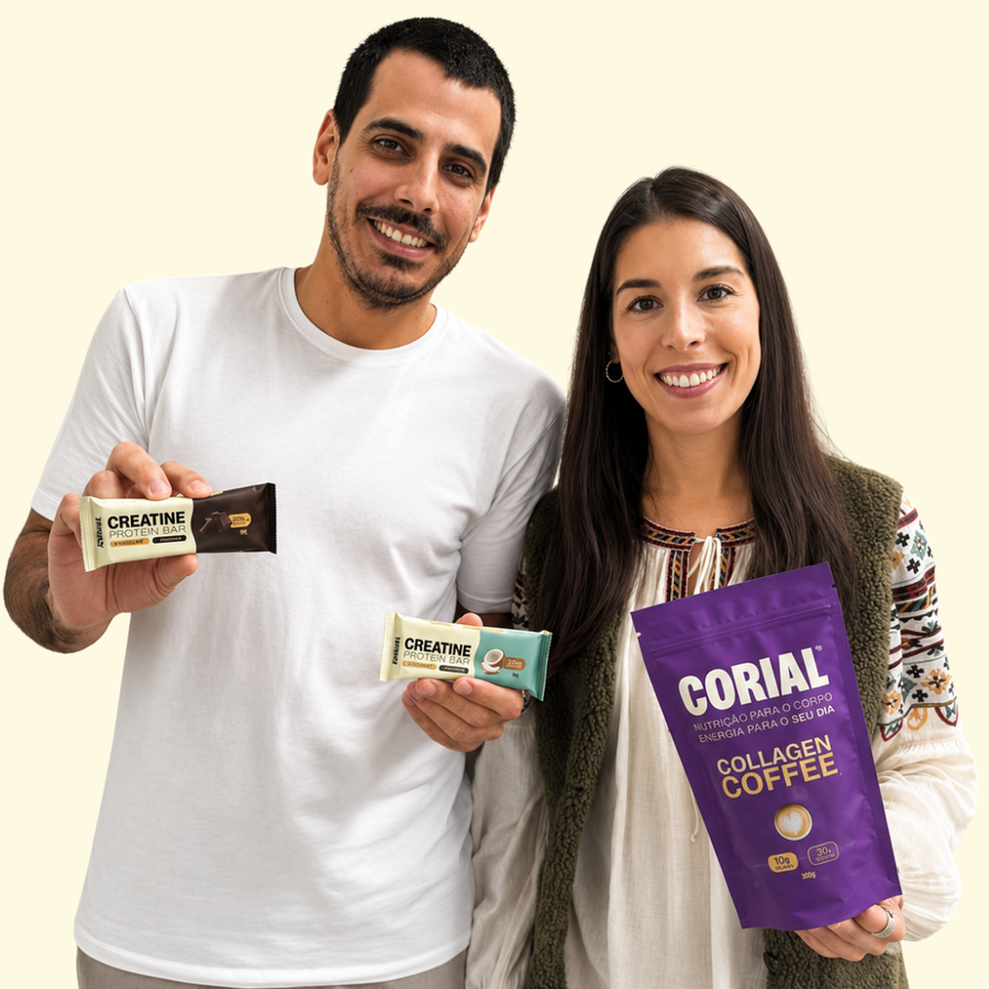 Founders CORIAL com embalagens de produtos 