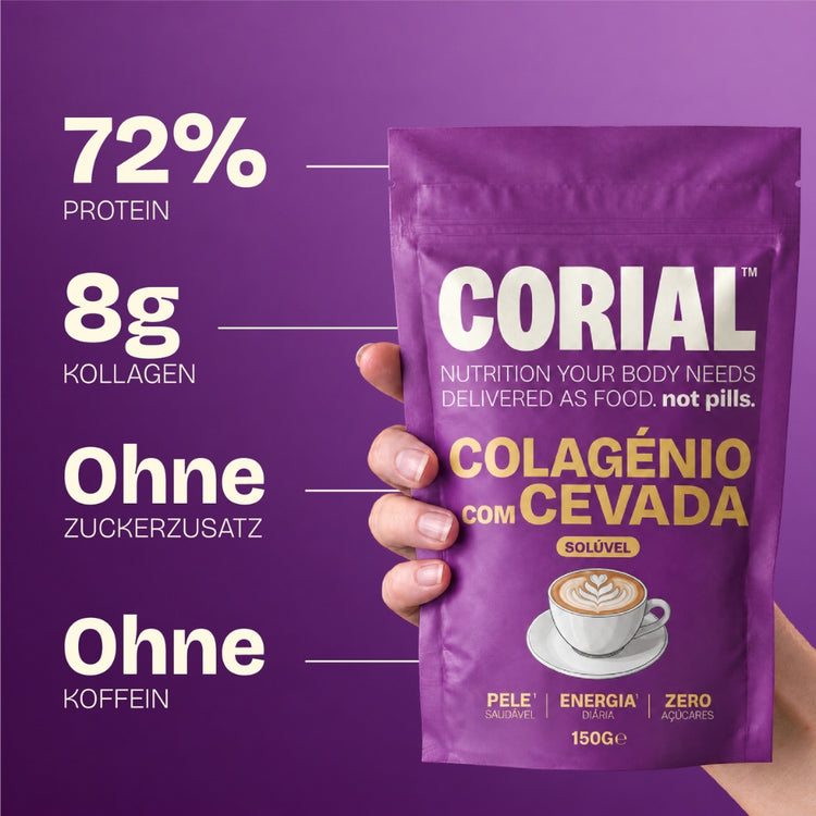 CORIAL Gerstengetränk mit Kollagen — die wichtigsten Vorteile