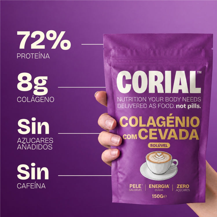 Bebida de Cebada con Colágeno CORIAL — principales beneficios