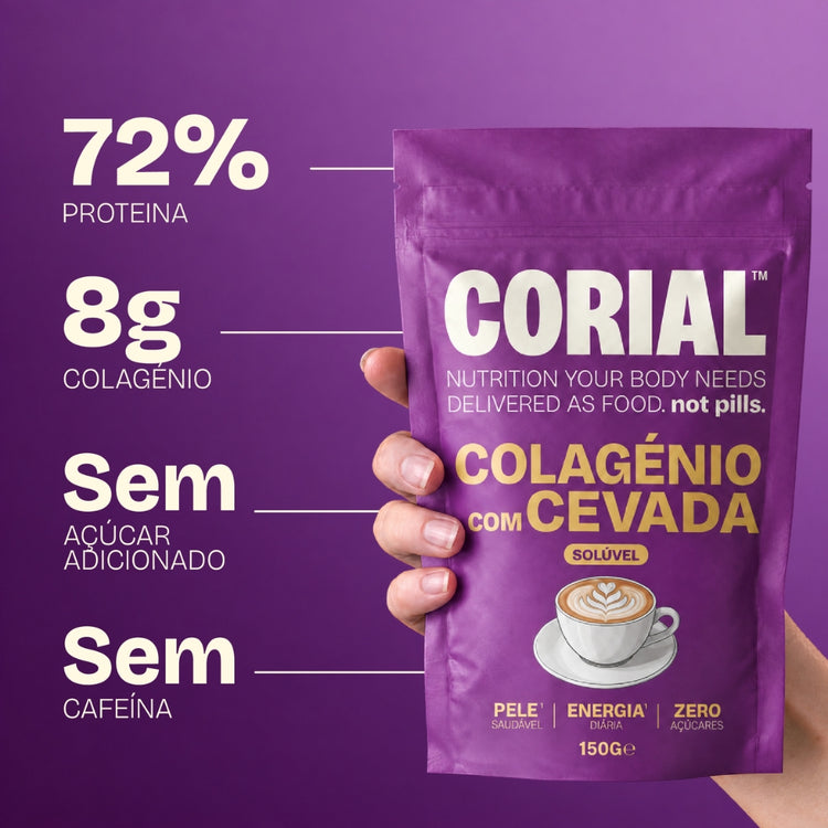 Colagénio com Cevada CORIAL — principais benefícios
