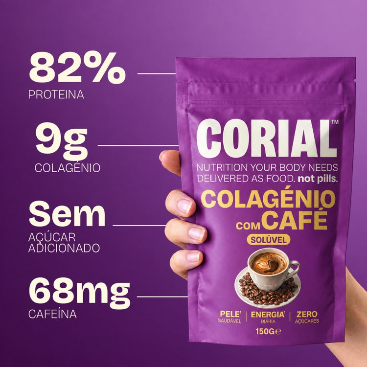Café com Colagénio Original CORIAL — principais benefícios