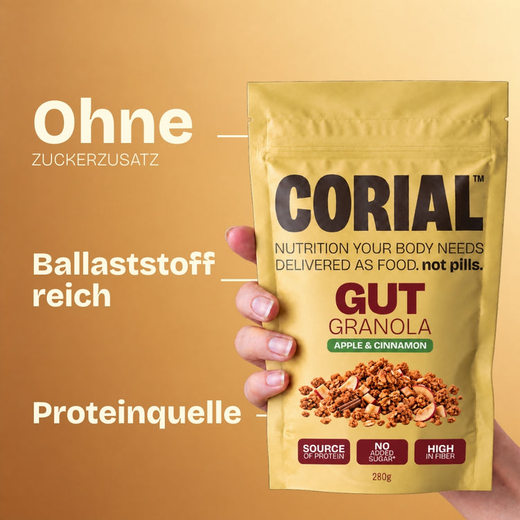CORIAL Gut Granola Apfel & Zimt — die wichtigsten Vorteile