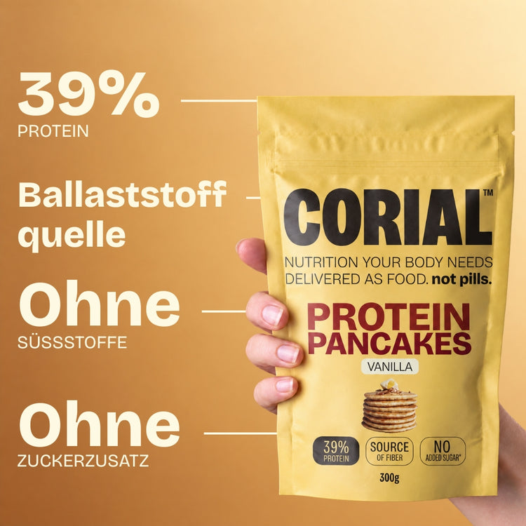 CORIAL Protein-Pancakes Vanille — die wichtigsten Vorteile
