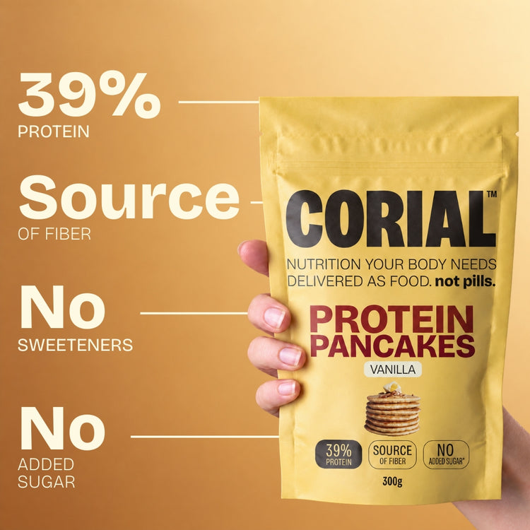 CORIAL Protein Pancakes Vanilla — key benefits