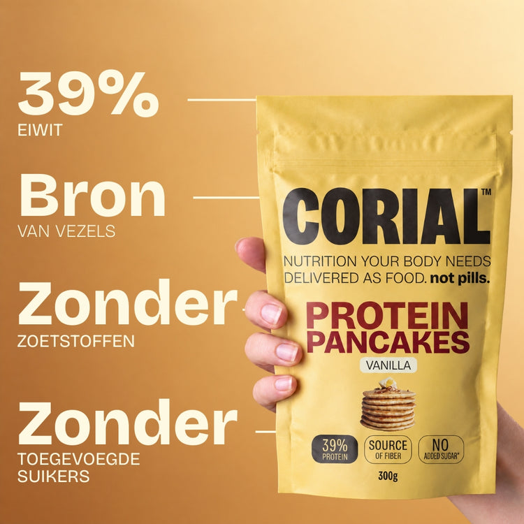 CORIAL Eiwitpannenkoeken Vanille — belangrijkste voordelen