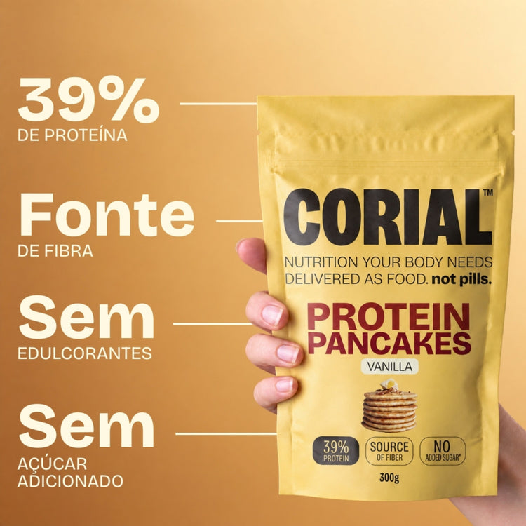 Panquecas Proteicas Baunilha CORIAL — principais benefícios