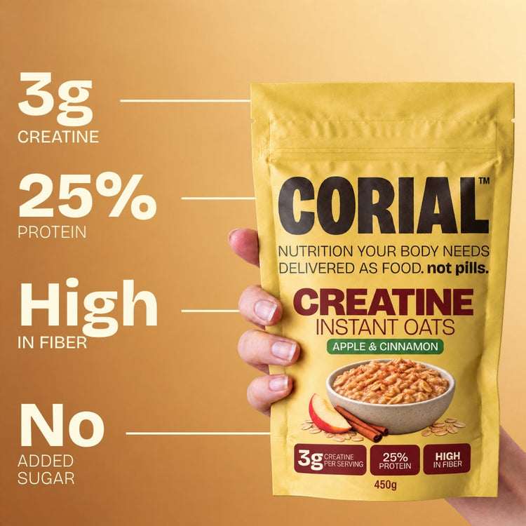 CORIAL Protein Oats Apple & Cinnamon — key benefits