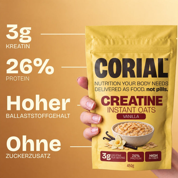 CORIAL Protein-Haferbrei Vanille — die wichtigsten Vorteile