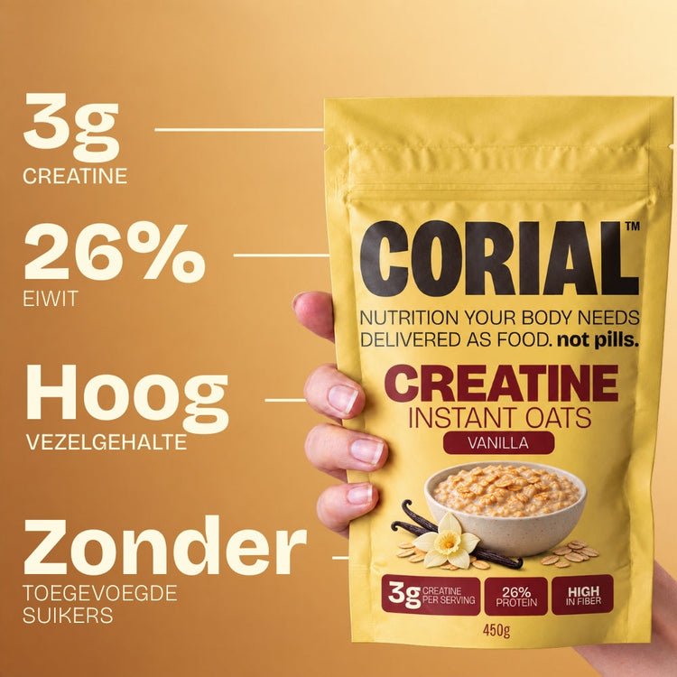 CORIAL Eiwitrijke Havermout Vanille — belangrijkste voordelen
