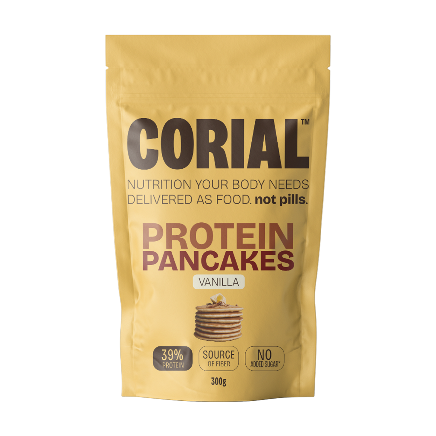 Panquecas Proteicas Baunilha CORIAL — 39g proteína sem edulcorantes